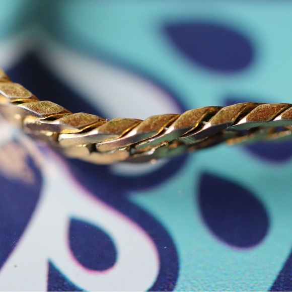 Vintage 80’s Christian Dior Lapis Blue Stone Gold Necklace - Picture 5 of 12